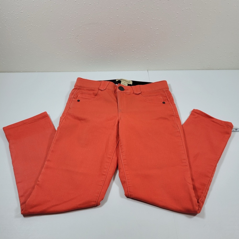 Democracy Straight Leg Orange Pants